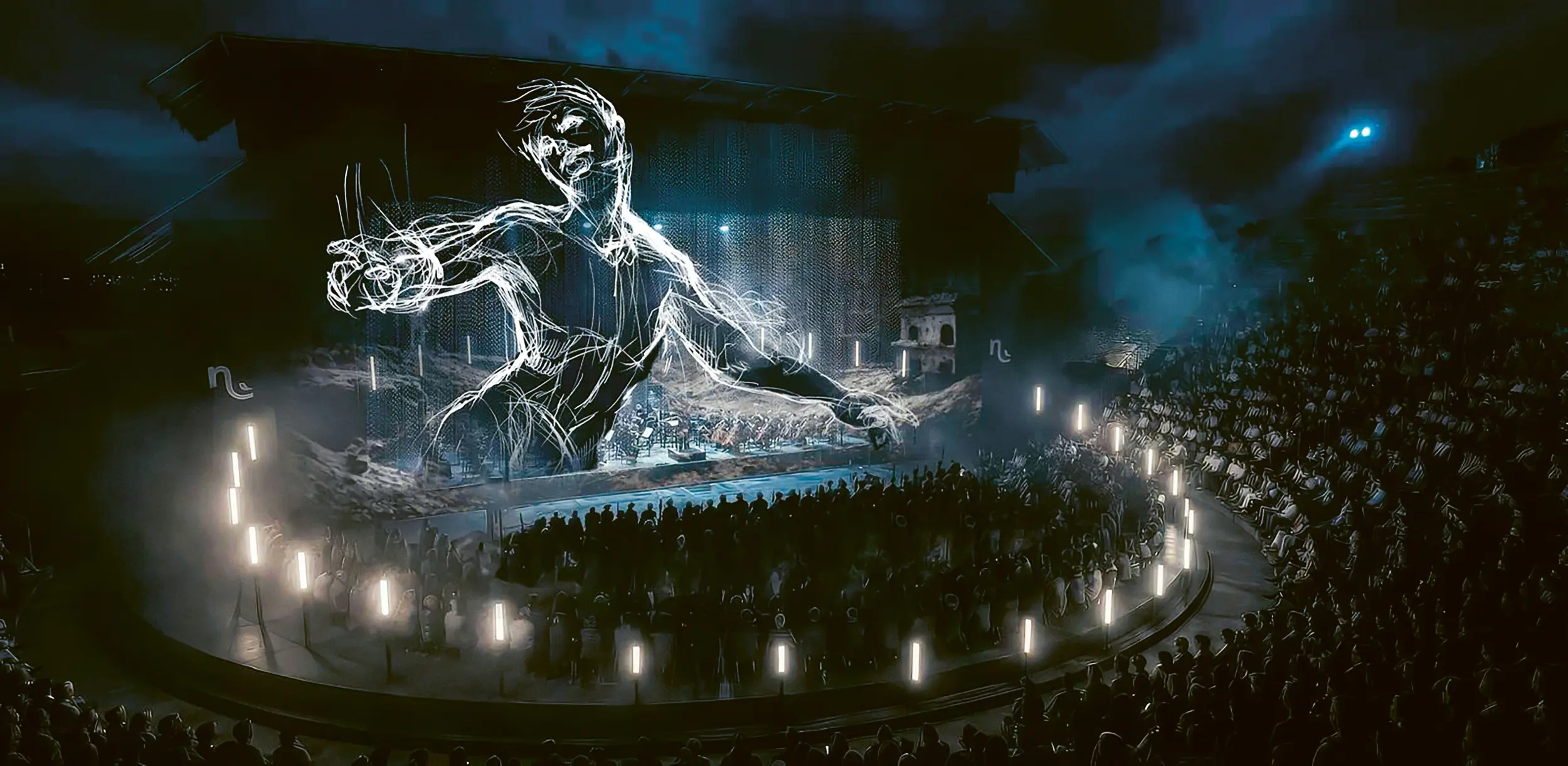 Etienne Guiol, Daniele Rustioni, Orchestre et Chœurs de l'Opéra de Lyon ©Etienne Guiol